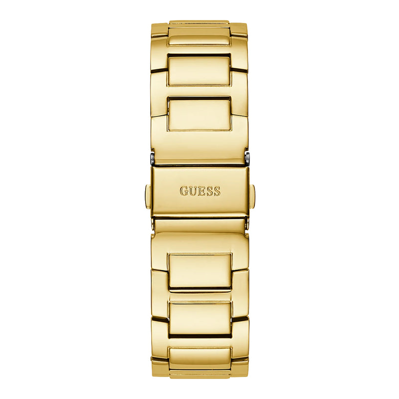 Guess Gold Tone Case Gold Tone Stainless Steel Watch GW0464L2
