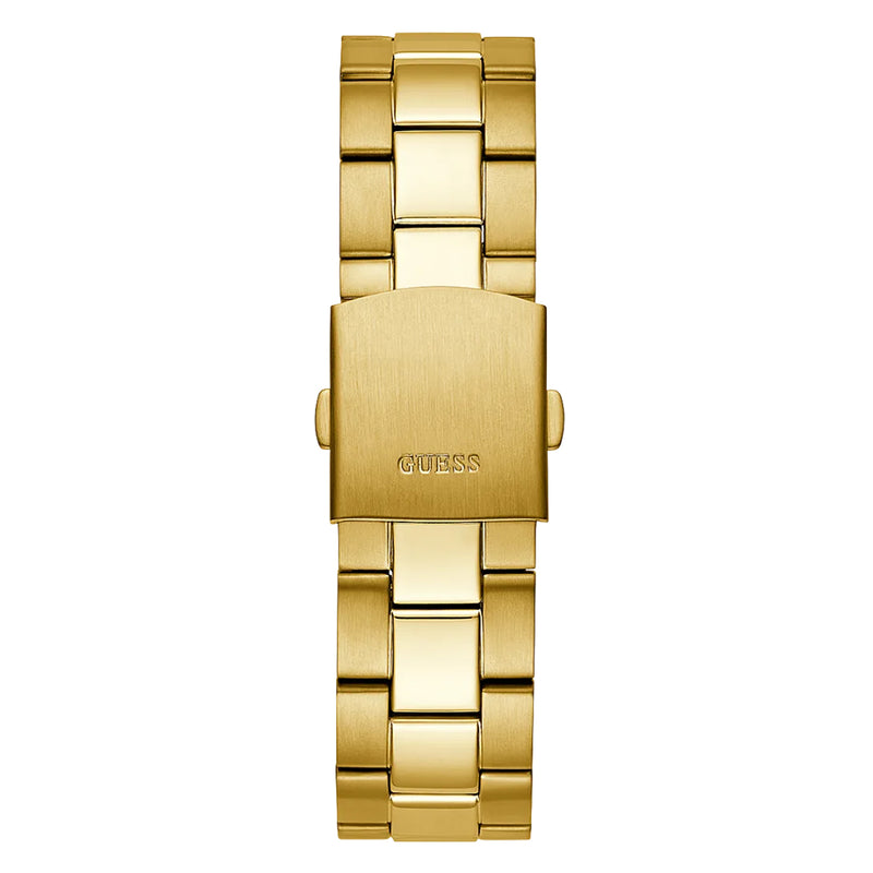 Guess Gold Tone Case Gold Tone Stainless Steel Watch GW0488G2