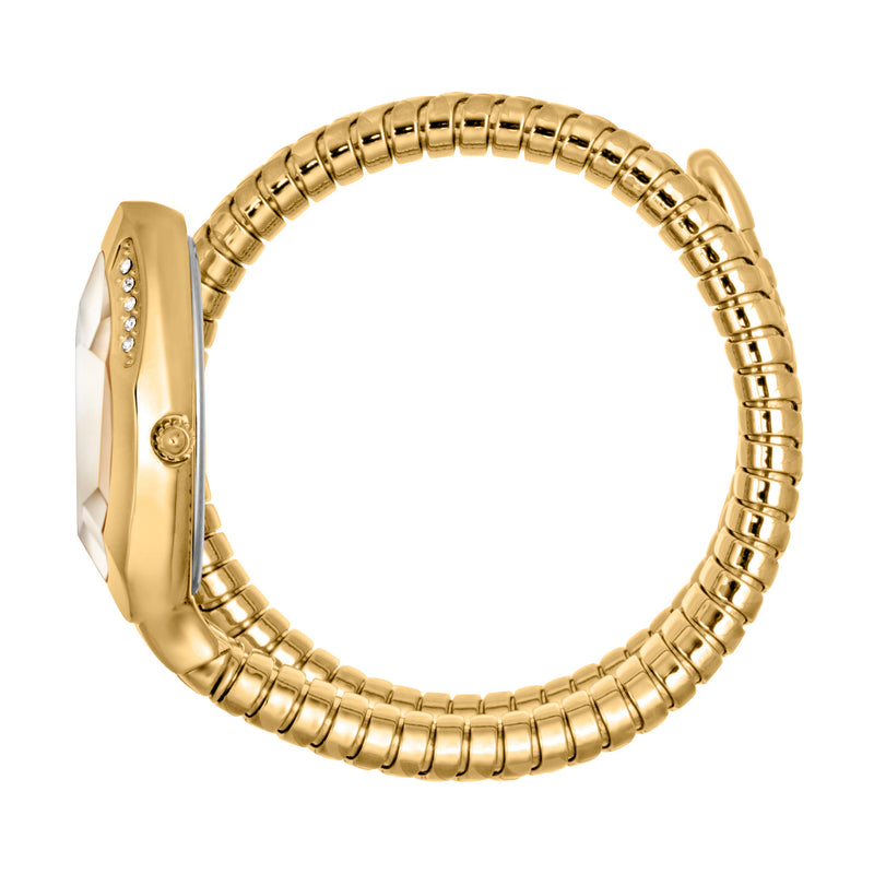 Just Cavalli Women’s Signature Snake Glam Evo 8 Gold Watch JC1L225M0035