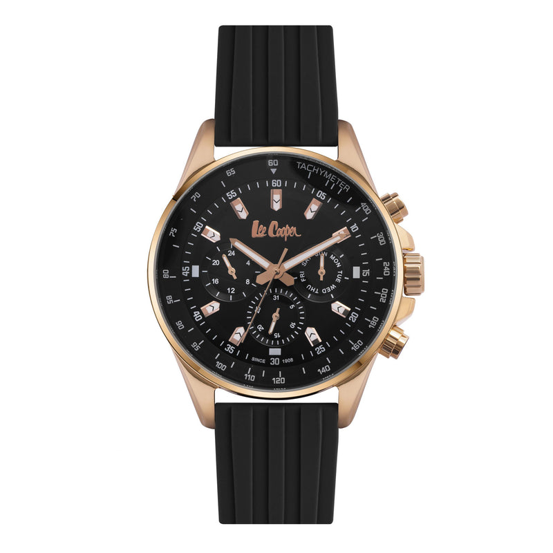 Lee Cooper Water-Resistant Chronograph Watch -  LC06977.451