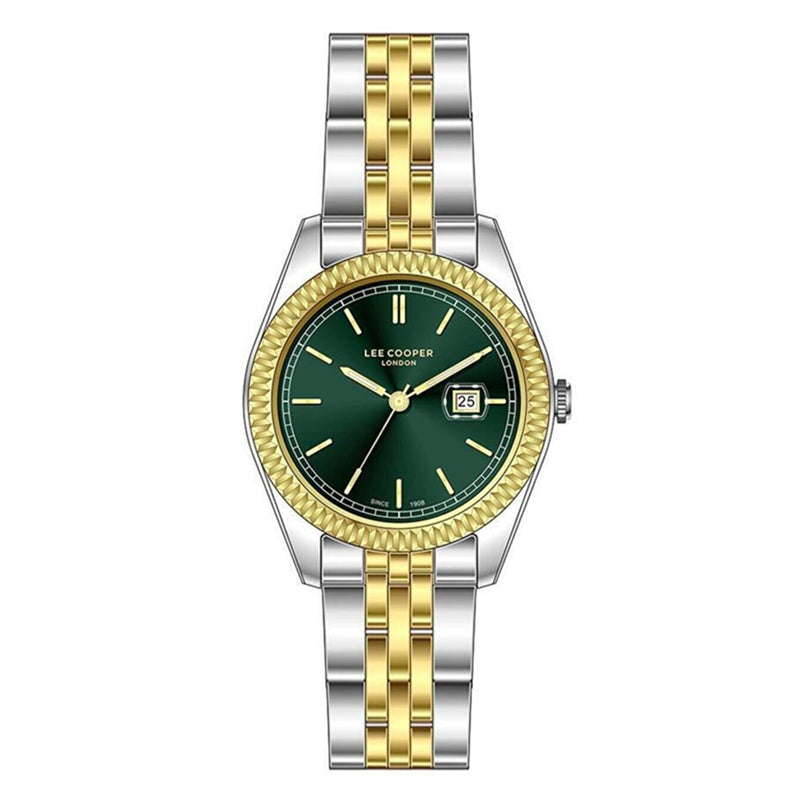 LEE COOPER Women's Analog Green Dial Watch - LC07326.250
