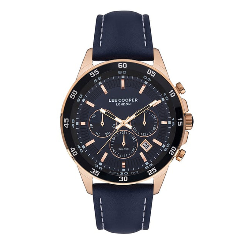 LEE COOPER Men’s Multi Function Dark Blue Dial Watch – LC07372.499
