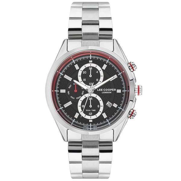 LEE COOPER Men’s Multi Function Black Dial Watch – LC07399.350