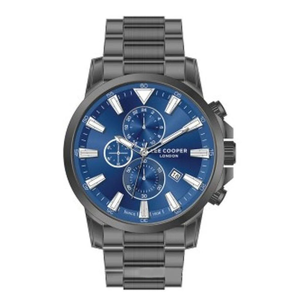 Lee Cooper LC07424.090 Stainless Steel Bracelet Watch for Men Blue