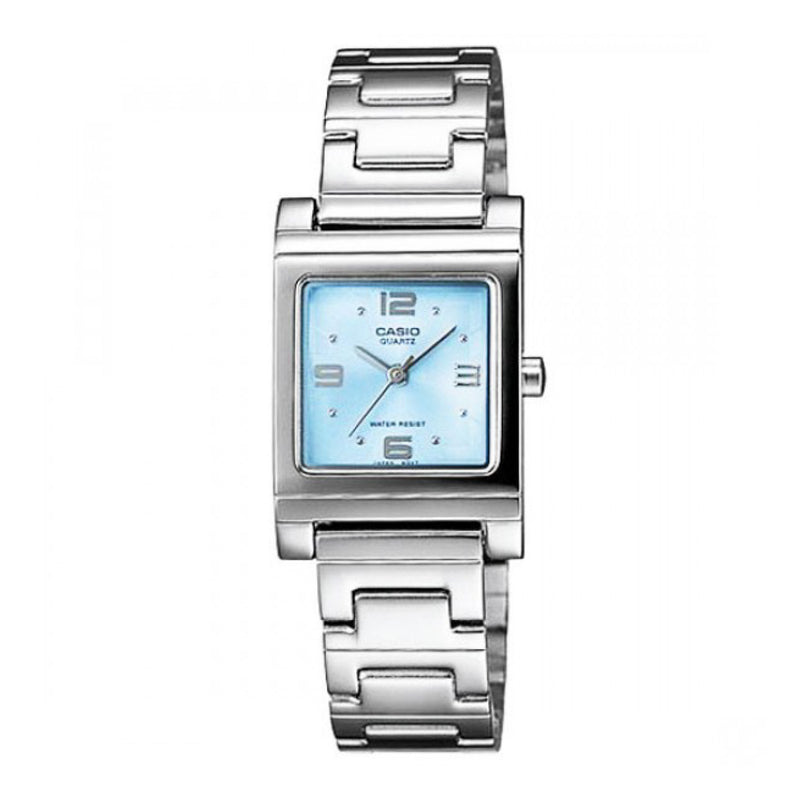 Casio LTP-1237D-2ADF for Women (Analog, Dress Watch), Stainless Steel, Metallic Silver, bracelet