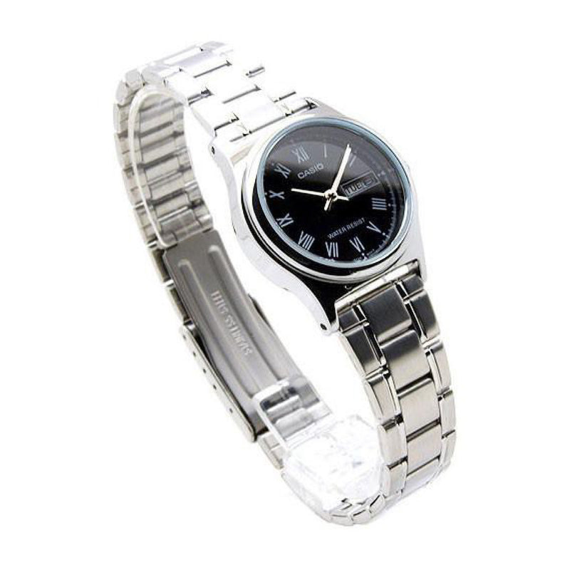 Casio Women Silver Analog Stainless Steel Strap Watch - LTP-V006D-1BUDF