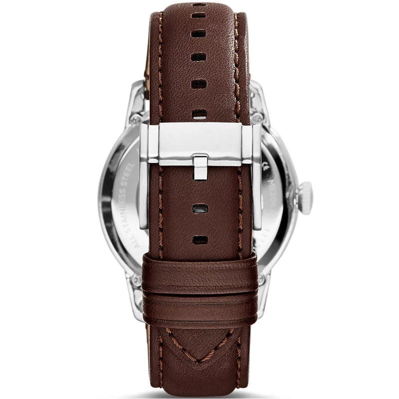 Fossil Men Townsman Automatic Brown Leather Watch ME3061