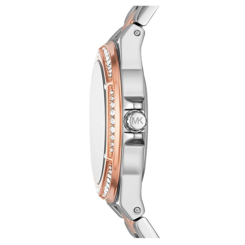 Michael Kors MK6989 Women's Lennox Quartz Watch with Stainless Steel Strap, Two-Tone