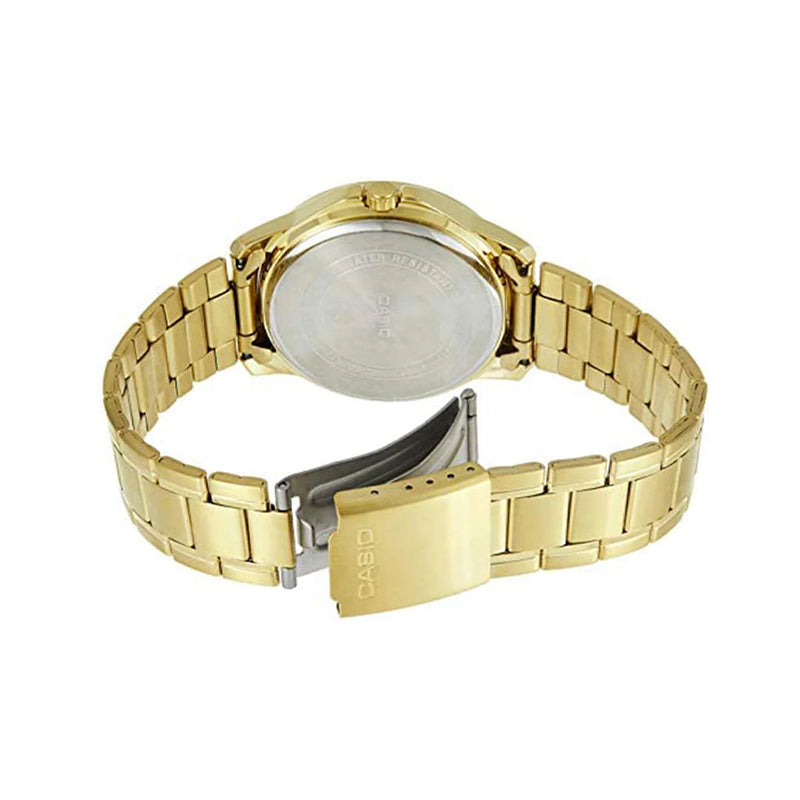 Men's Stainless Steel Watch MTP-V004G-7BUDF - 30 mm - Gold