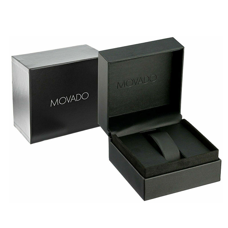 Movado 3600900 Men's Bold Verso White Ceramic Case and Link Bracelet, White