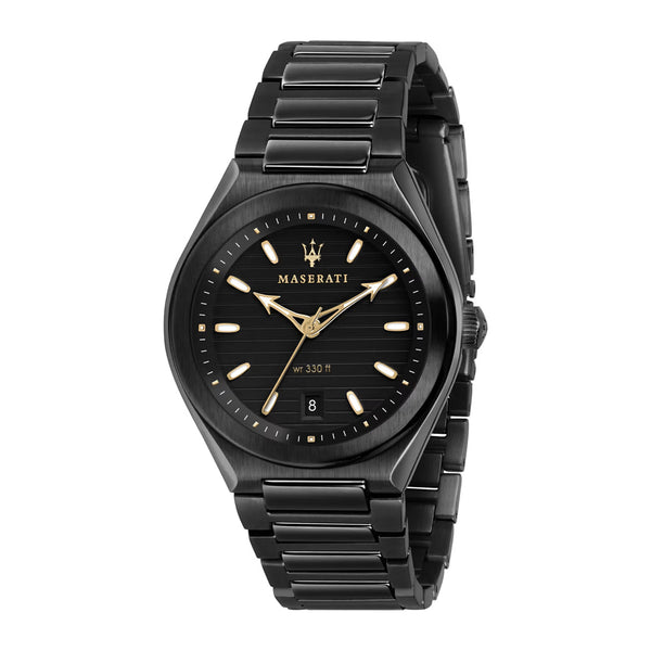 Maserati Triconic Analog Black Dial Men's Watch R8853139004